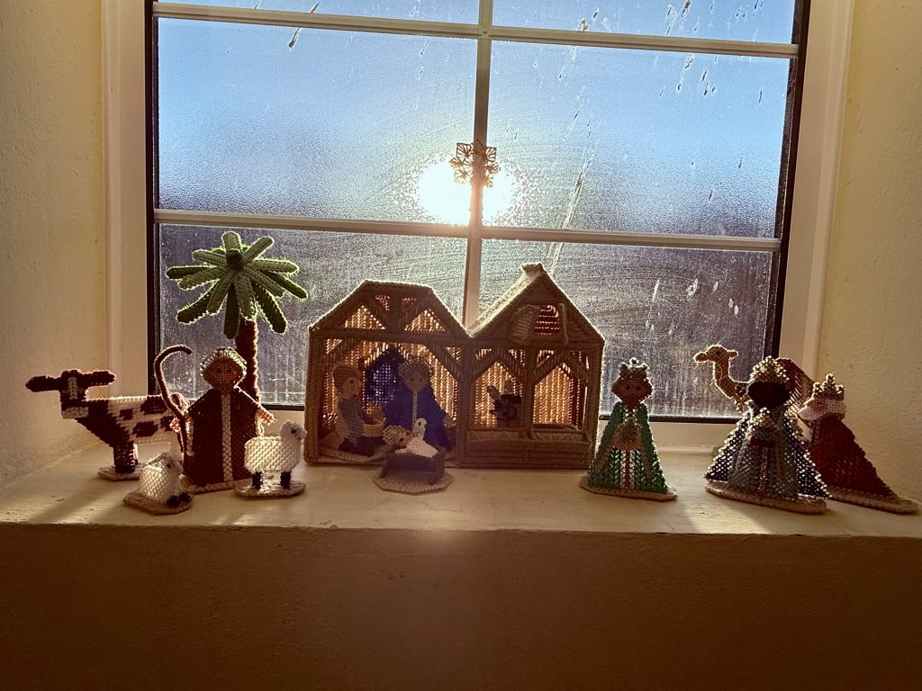 The coming of the 3 kings on the birth of Jesus